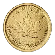 Any Year - 1/20oz Canadian Gold Maple Leaf
