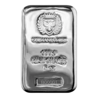 Germania Mint Silver Cast Bar 5oz