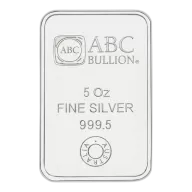 5 oz ABC Cast Bar Silver Bar