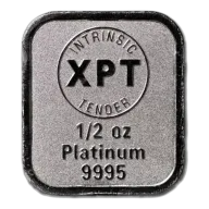 1/2 oz Platinum Bar