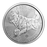 RCM 1oz Silver Predator Wolf - 2018