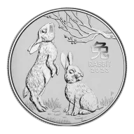2oz Silver Perth Mint Year of the Rabbit (2023)
