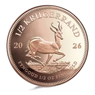 1/2 Oz Gold South African Krugerrand (2026)