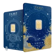 0.5g PAMP Zodiacs Aries Gold Bar