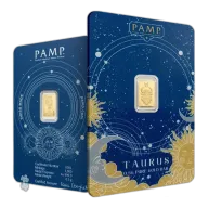 0.5g PAMP Zodiacs Taurus Gold Bar