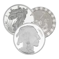 5 oz Silver Rounds - Design Our Choice