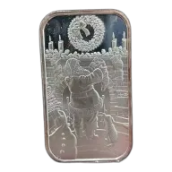Santa w/Christmas stockings, Christmas 1 oz Bar (PB-Z4)