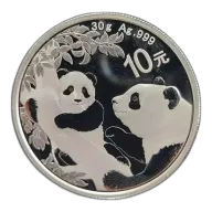 10 Yuan China Pandas, Animals .964 oz Round (PR-Z20)