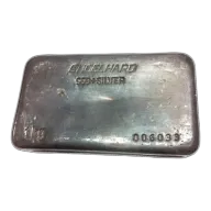 1kg Engelhard Vintage Silver Cast Bar (Various Type)
