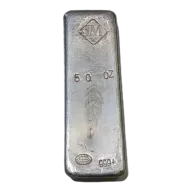50 oz Johnson Matthey Silver Bar