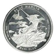Guy Harvey 1 oz Silver Round Blue Marlin (.999 Pure)