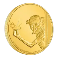 HAPPRY POTTER- 2021 1oz Classic Dobby The House Elf Gold Coin