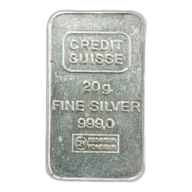 20g Credit Suisse Silver Bar
