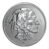 1 oz Silver Round - Buffalo Design
