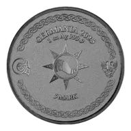 2025 1 oz Ragnarök: Heimdall Black Silver Coin