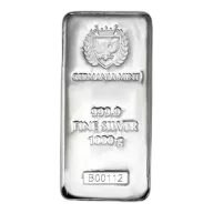 1 Kilo Silver Bar - Germania Mint