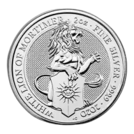 2 oz Silver Great Britain Queen's Beasts (Year/Design Varies)