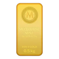 500g Melbourne Mint Gold Cast Bar