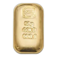 50g ABC Gold Cast Bar