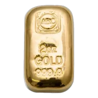 2oz ABC Gold Cast Bar
