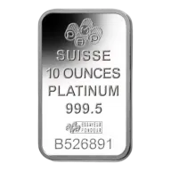 10oz Fortuna Platinum Bar