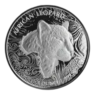 1oz 2019 Republic of Ghana African Leopard