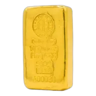 10 oz Gold Argor-Heraeus cast bar