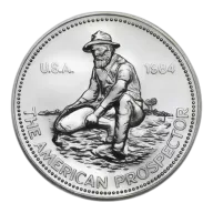 1oz Prospector Silver Round
