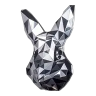 2023 South Korea Lowpoly Lunar Rabbit 2 oz Silver Stackable