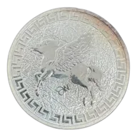 2022 1 oz St. Helena Silver Pegasus Coin (Toned)