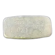 1 oz Silver Emptyo Poured Bar MTO