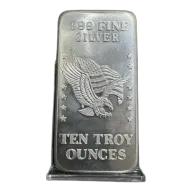 10 oz Silver Bar - U.S. Assay Office