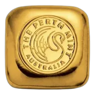 1 Oz Gold Bar - Perth Mint (Cast Bar)
