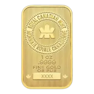 1 oz Gold Bar | Royal Canadian Mint