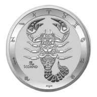 2023 Tokelau 1 oz Silver $5 Zodiac Series: Scorpio