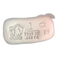 1oz Bison Bullion Silver Bar
