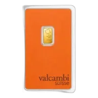 1/2 gram Gold Bar - Valcambi (Carded)