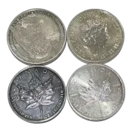 1 oz Foreign Silver Coin Various Mints (Scruffy/CULL)