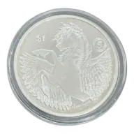 2022 British Virgin Islands $1 Silver Pegasus