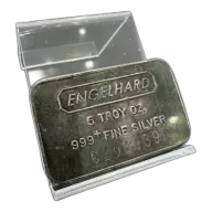 5 oz Engelhard Bar Silver Bar