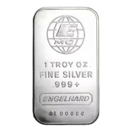 1oz Engelhard Silver Bar (Wide E MC) - (Varied Conditions)
