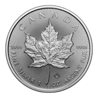 1 oz 2026 Canadian Maple Leaf Silver Coin | Royal Canadian Mint Silver