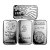 1oz Silver Bar Various Mints