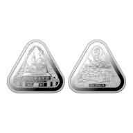 2019 Australian Shipwrecks Batavia Triangular Silver Coin - 1 oz