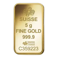 5g PAMP Gold Bar - Fortuna