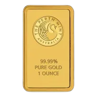 1oz Australian Perth Mint gold bar - minted