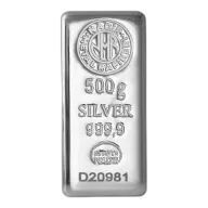 500g Nadir Refinery Silver Bar