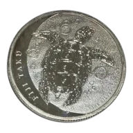 2013 Fiji 1 oz Silver $2 Taku Coin (Minor toning)