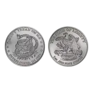 1 oz Don't Tread on Me Eternal Vigilance Silver Round