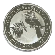2000 Australia 1 oz Silver Kookaburra (Slight Imperfections)